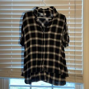 Old Navy Plaid T-Shirt